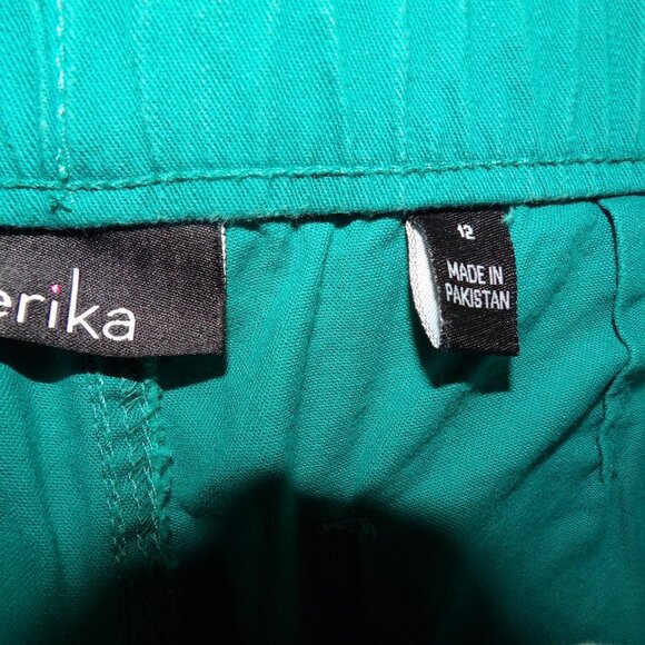 COPY - Erika High Rise Straight Leg Dark Green Jeans Sz 12 - Picture 5 of 5